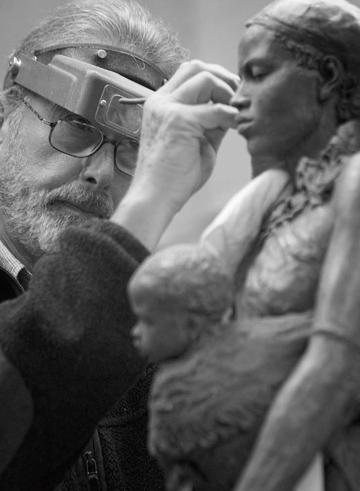 Jonathan Kenworthy Working in the Studio
