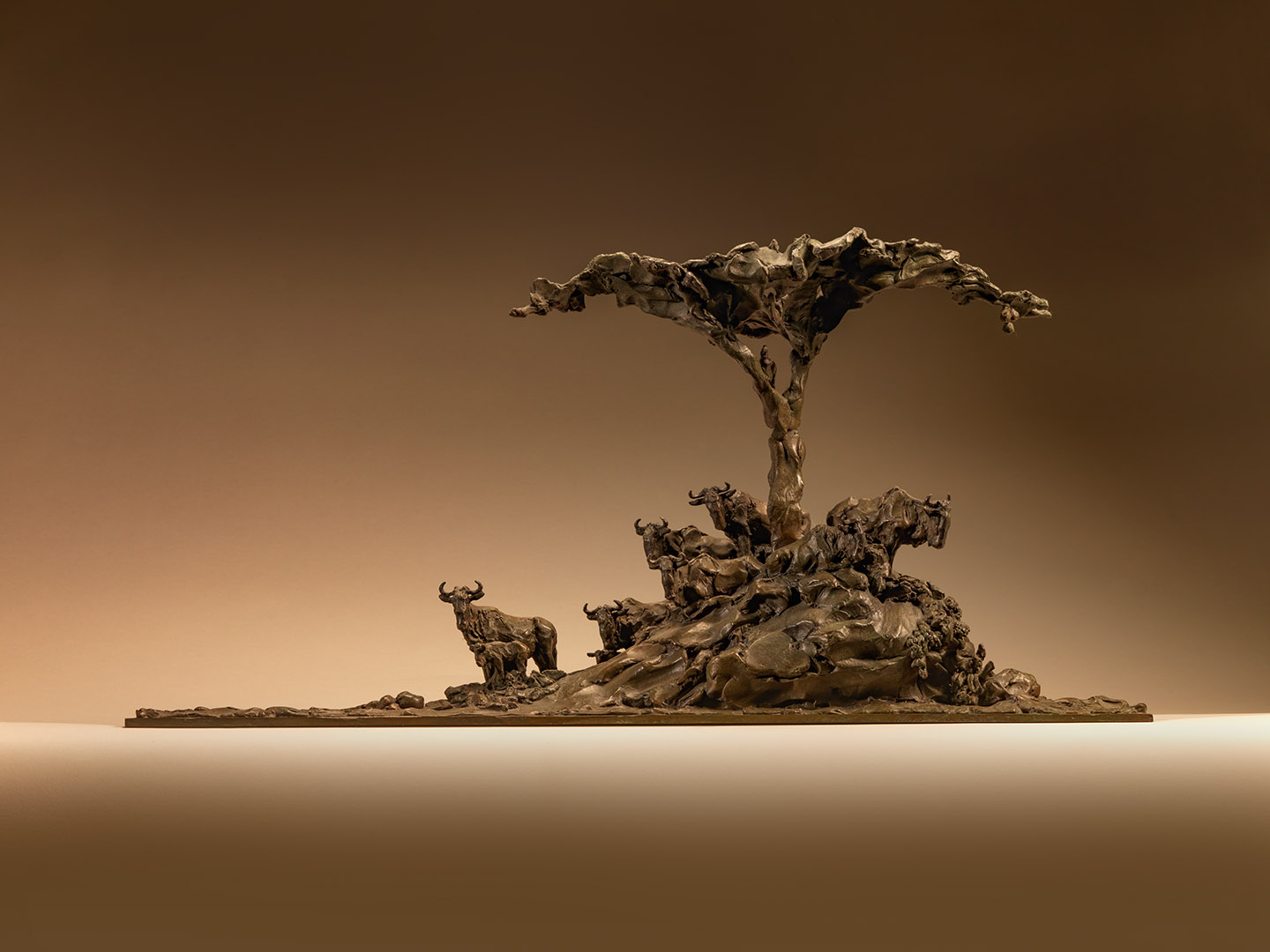 Wildebeest at Midday Thumbnail